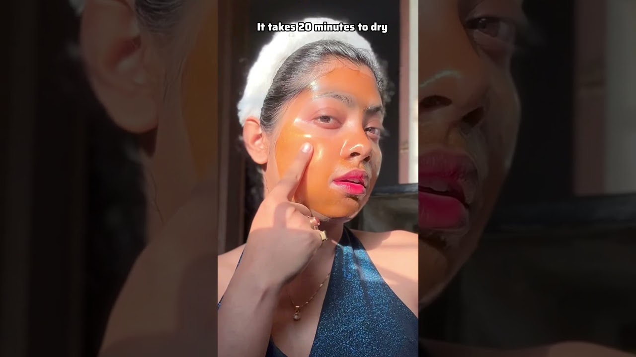 Rs 10 peel of mask for glass skin 