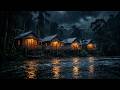 Relaxing Heavy Rain Sounds on Cabin Roof | Perfect Sleep Ambience for Stress & Insomnia Relief
