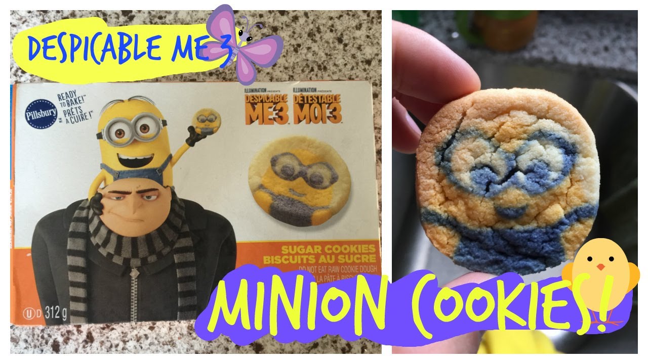 Baking Despicable Me 3 MinionShaped Sugar Cookies! YouTube