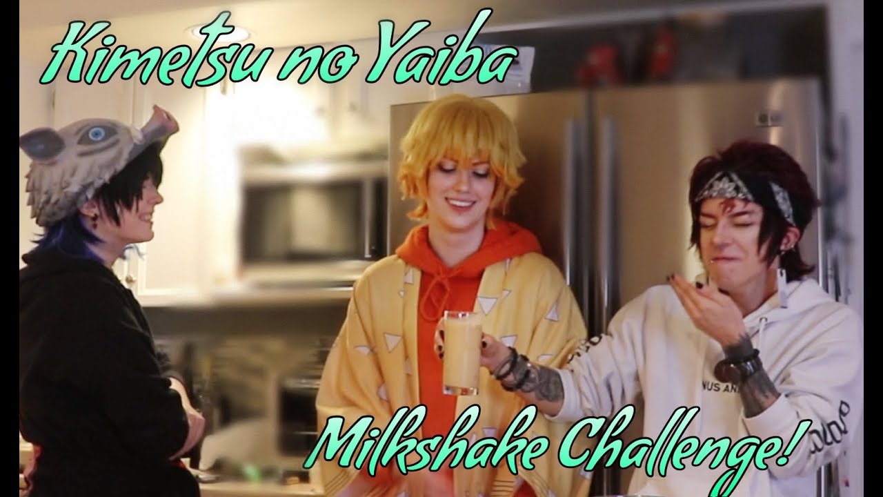 WE'RE BACK!!! | The Milkshake Challenge! | Kimetsu no Yaiba {Demon Slayer}