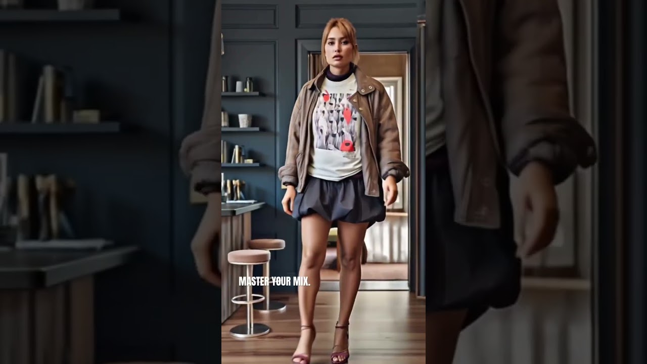 The Bubble Hem Skirt for the fall 