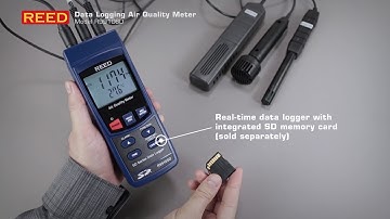 Measure the quality of air with the REED R9910SD Data Logging Air Quality Meter