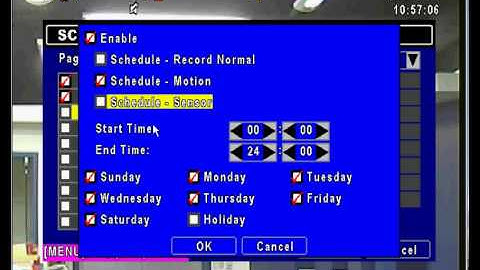 Icatch DVR Schedule SETUP
