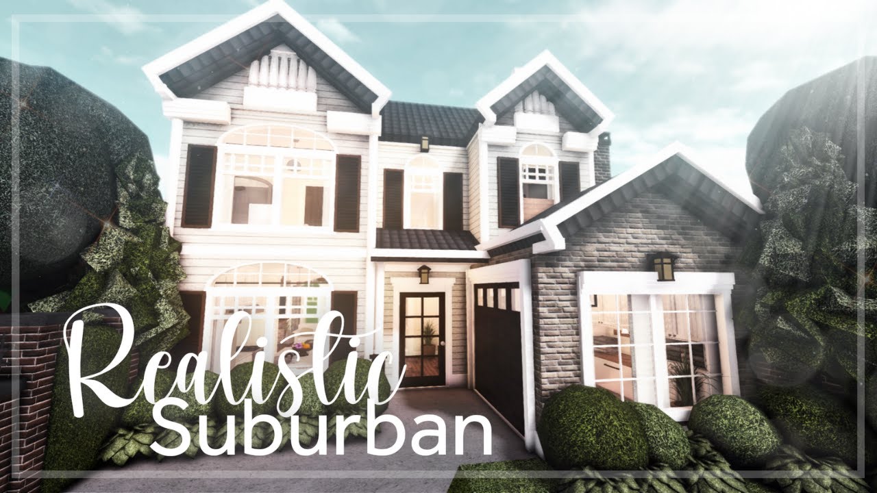 Roblox Bloxburg - Realistic Suburban Family Home - Minami Oroi - YouTube