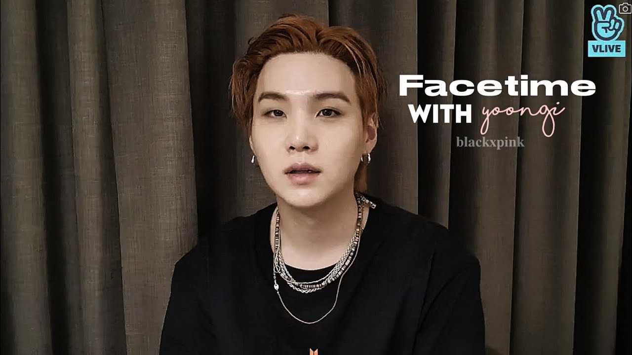 Imagine: Facetime with yoongi *fake sub*~𝐛𝐥𝐚𝐜𝐤𝐱𝐩𝐢𝐧𝐤