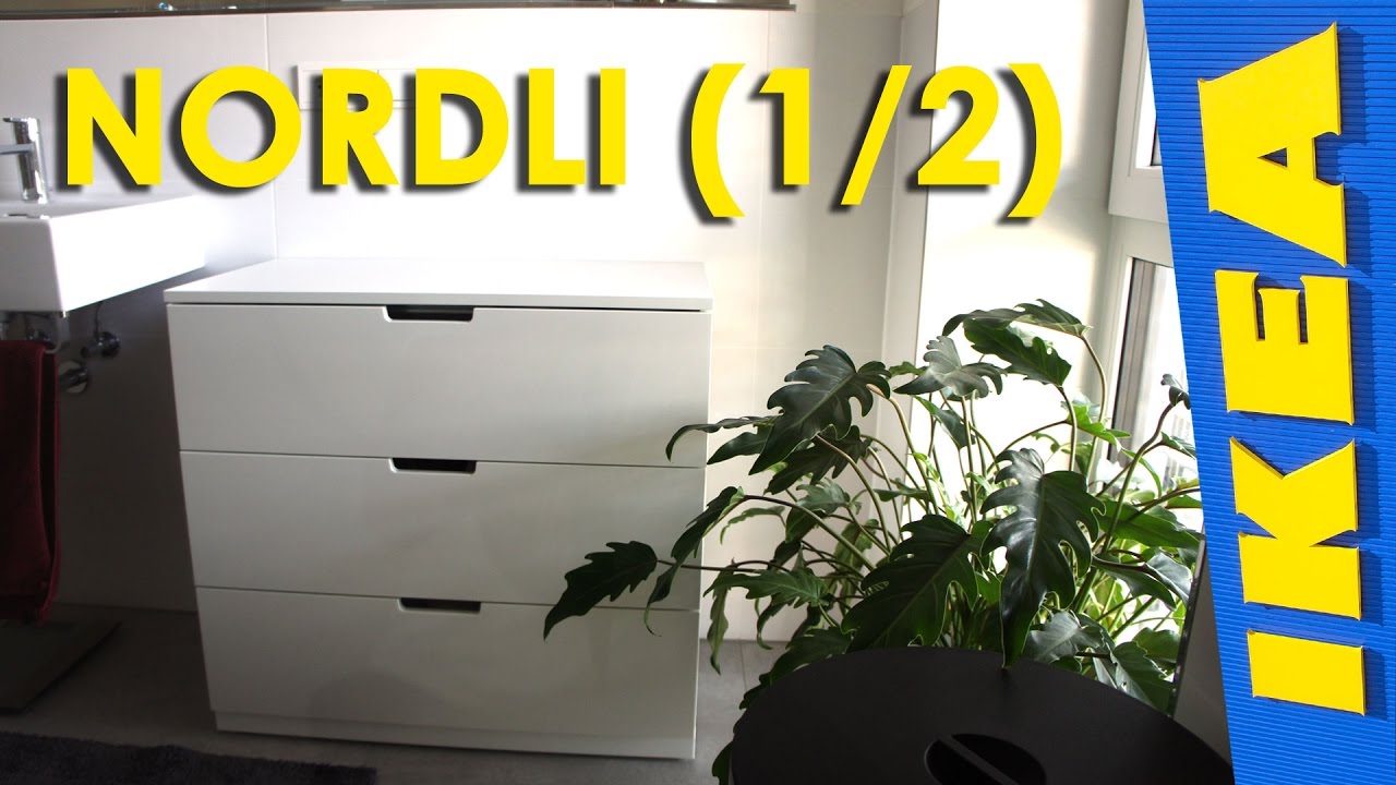 Ikea Nordli Kommode Aufbauanleitung 1 2 Youtube