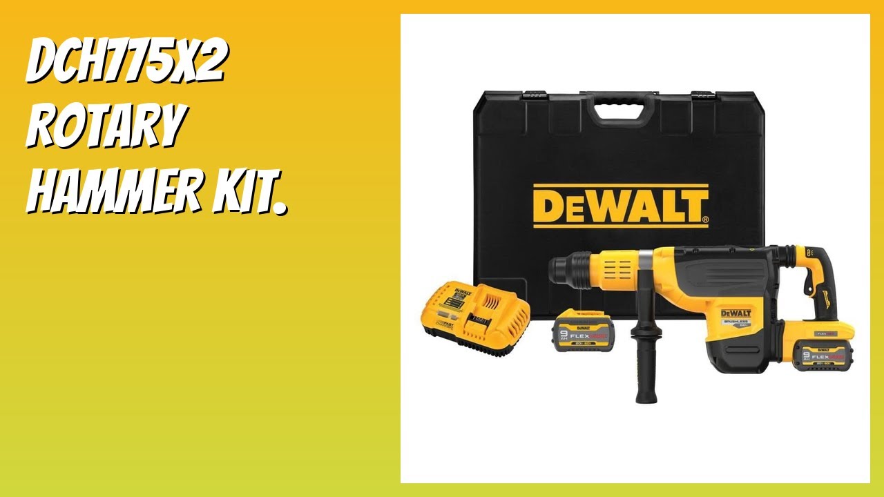 REVIEW (2026): DCH775X2 Rotary Hammer Kit. Features