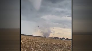 Tornado briefly touches down in Greene County, Illinois