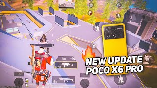 3.2 NEW UPDATE GAMEPLAY PUBG MOBILE POCO X6 PRO 5g PUBG MOBILE TEST WITH FPS METRE HEATING TEST 💥