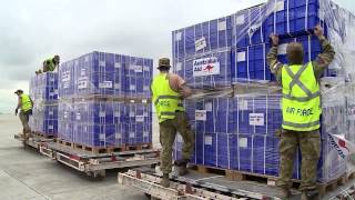 Humanitarian aid arrives in Myanmar screenshot 4