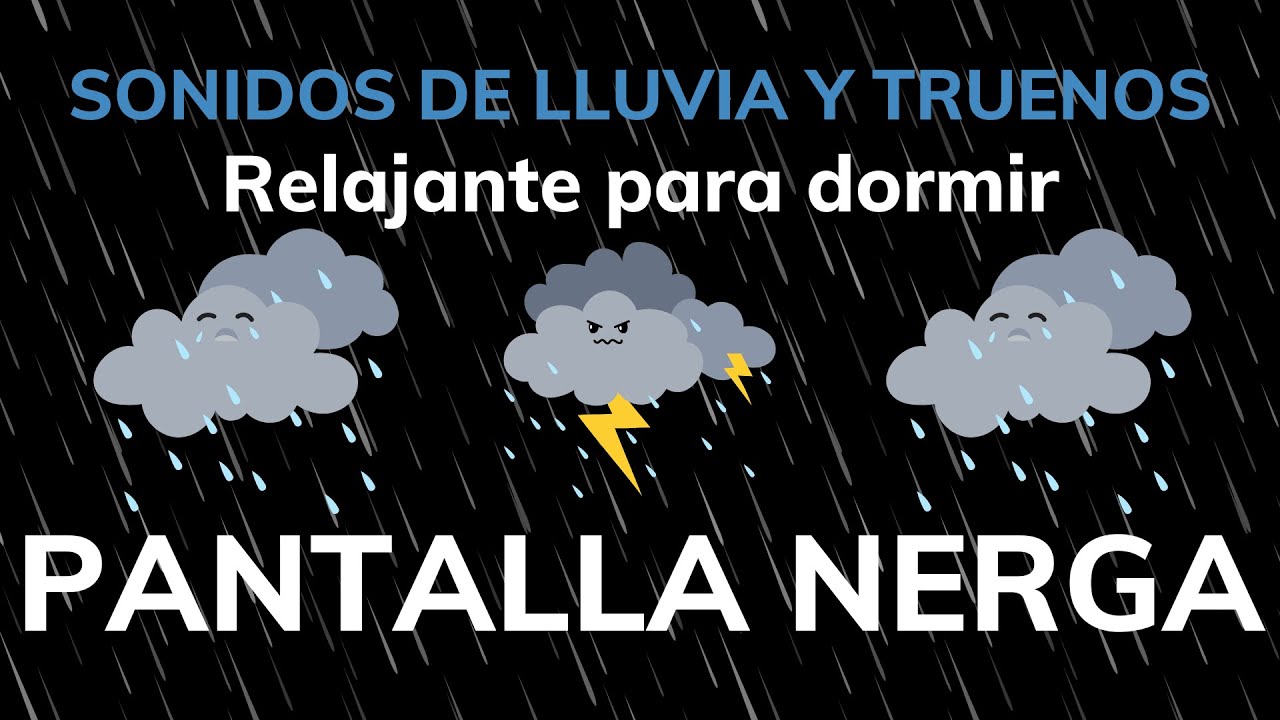 Sonido de Lluvia en Techo, Dormir en 5 minutos ⚡ Lluvia relajante y ...