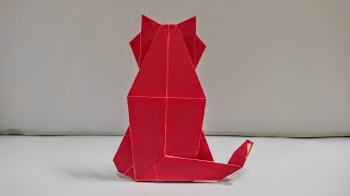 How To Make A Paper Origami Cat Back View Step By Step by Origami Tutorial 270 views 1 month ago 13 minutes, 55 seconds