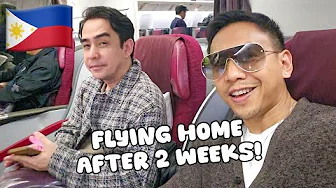 Flying Back Home to the Philippines 🇵🇭 from UK 🇬🇧 | Vlog #1838 [4K]