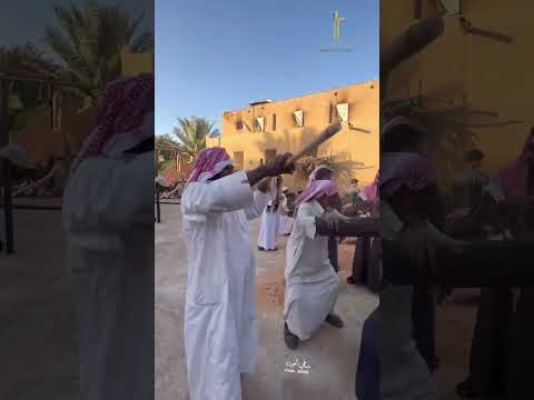 فعاليات يوم التأسيس في قرية ابراهيم الحمدان التراثية بعنيرة سامي العودة يوم التاسيس2023 القصيم