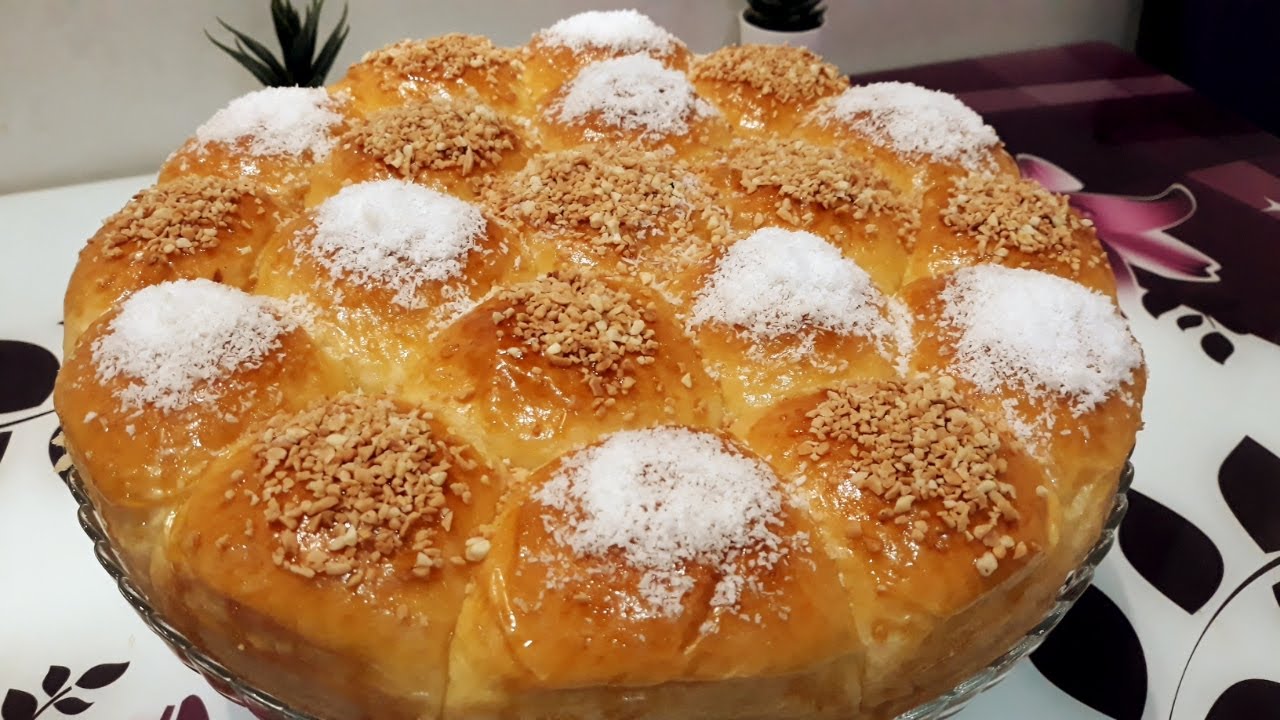 بلا ماتحتاري حضريه بكل سهولة بدون بيض وبدون دلك بمكونات بسيطة بريوش الشهدة خفيف وهشيش كيحمق 👌