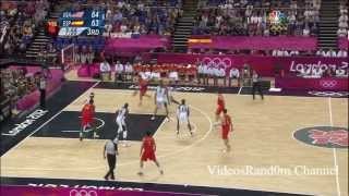 USA vs Spain Finals 2012 Highlights