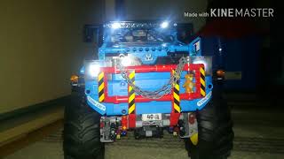 Lego Technic 42070 Tow Truck+8293 Power Functions Set= LED light