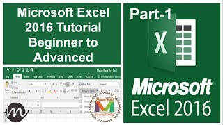 Microsoft Excel 2016 Tutorial Beginner to Advanced (Part-1) Urdu/Hindi ||MaawaWorld||