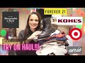 Winter Clothing Haul &amp; Try On!!! Abercrombie, Aerie, Target, Kohl&#39;s &amp; Forever 21 Cozy &amp; Warm