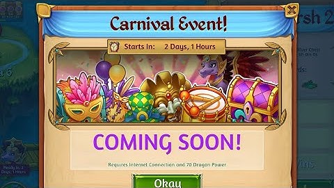 Merge dragons Carnival Event And Saturday music