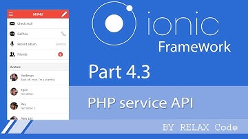 Part 4.3 Ionic Connect PHP service API (การเชื่อมต่อฐานข้อมูล ด้วย service PHP )  - Ionic basic App