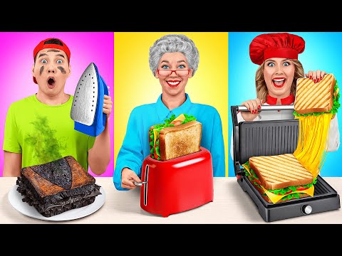 Видео: Кулинарный Челлендж: Я против Бабушки | Кухонные гаджеты и Лайфхаки для родителей от Multi DO