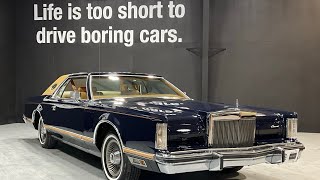 1978 Lincoln Continental Mark V Bill Blass Designer Edition $23,995