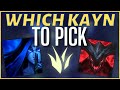 Find Out WHICH KAYN FORM TO GO! | Challenger Kayn - League of Legends