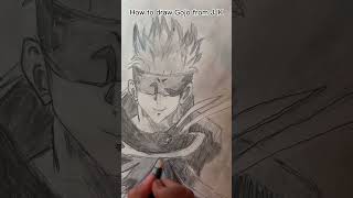 How to draw Gojo from jjk