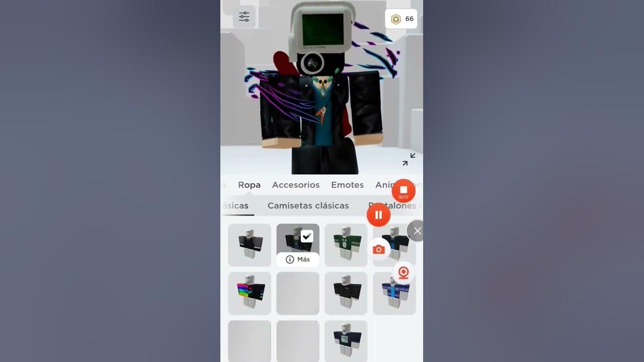 como hacer el avatar de cameraman en roblox - YouTube