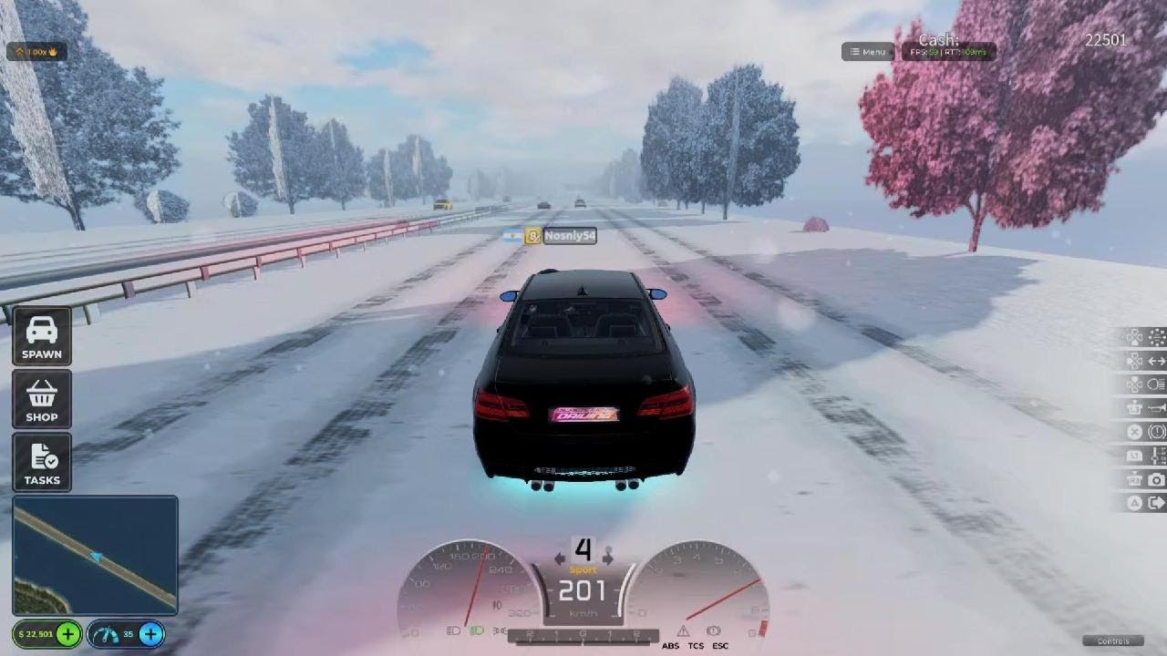 Playing Realistic car drift