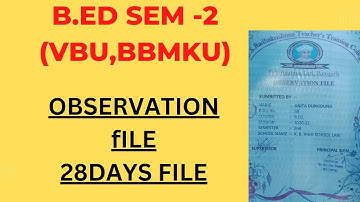 HOW TO MAKE 1ST MONTH OBSERVATION FILE...?