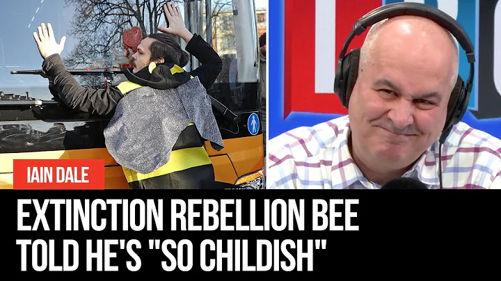 Iain Dale tells Extinction Rebellion bee protestor...