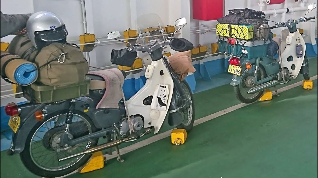 Honda C70 Moto Camping スーパーカブで 2泊3日キャンプ In 小豆島 Youtube
