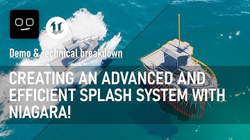 Advanced Boat Simulation PART 3 - Breakdown of my complex Niagara splash system in UE5!