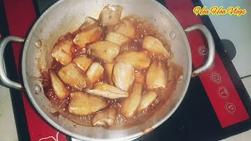 Cá Sặc Bướm kho tiêu | món ăn miền quê | Hoa Hoa vlog