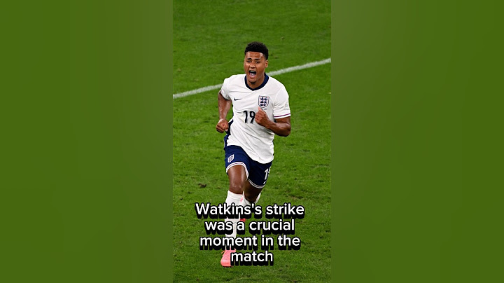 Watkins late goal to send England to the Finals😳#euro2024#football#england