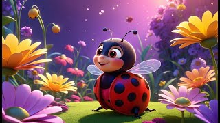 Round and Round the Ladybug | Fun Ladybug Song for Kids | Insect Adventure Rhyme