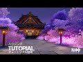 原神ハウジング　桜神社の作り方(Tutorial) ┃Genshin sereniteapot┃塵歌壷
