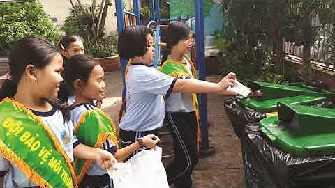 Hãy bỏ rác đúng nơi quy định. Sáng tác: Lê Đức Pháp