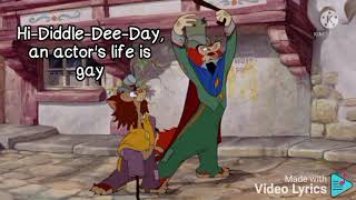 Hi diddle Dee Dee. song lyrics. Pinocchio