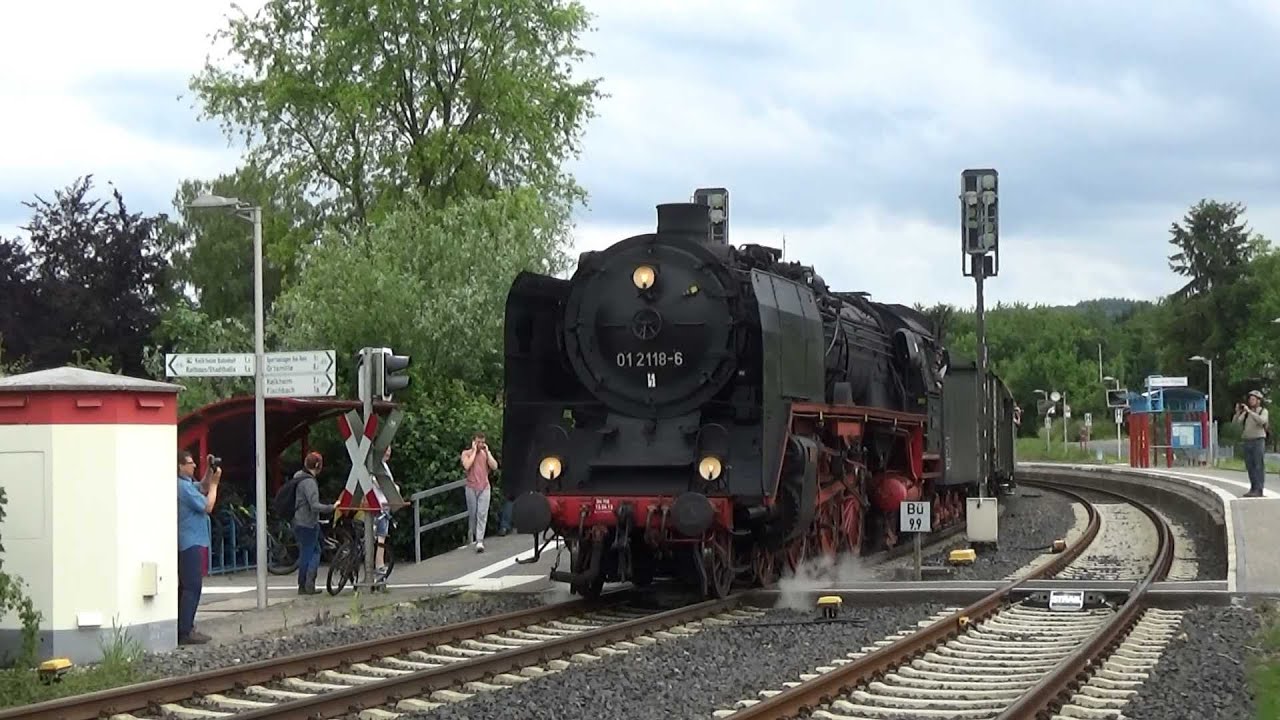 Sonderzüge zum Bahnhofsfest in Königstein(Taunus) 2019