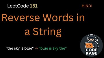 LeetCode 151 | Reverse Words in a String | Java Solution Explained | Hindi