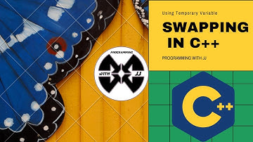 How to swap two numbers using a temporary variable in c++ | Programming in c++