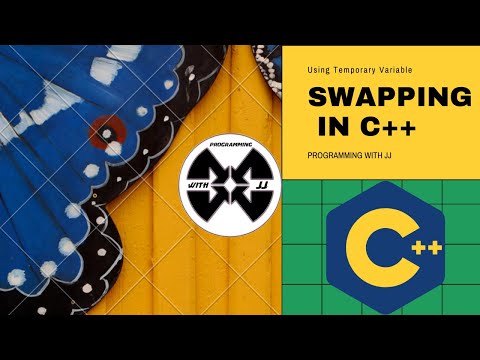 How to swap two numbers using a temporary variable in c++ | Programming in c++