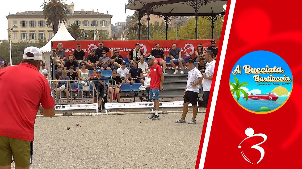 Miniature : Demi-finale Corse COGORNO vs TABONE : International à pétanque de Bastia 2023 avec Corsica Linea