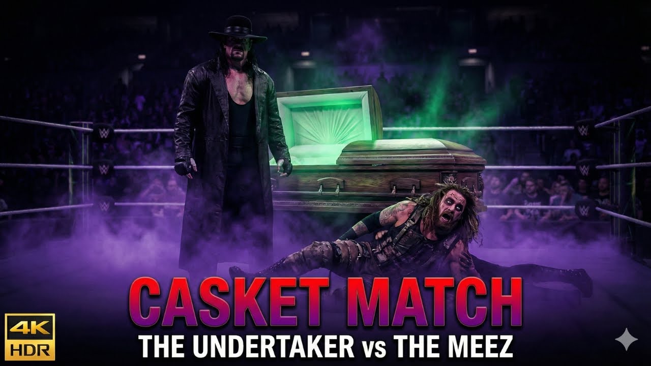 Casket Match – The Undertaker vs The Meez | No Commentary | WWE 2K25 4K HDR