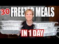 EASY MONTHLY FREEZER MEAL PREP | 30 EASY MEALS MEALS FOR A LARGE FAMILY