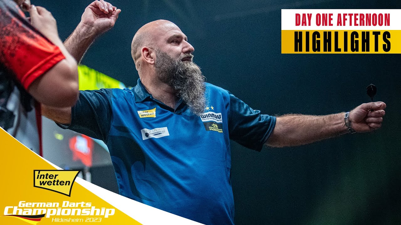 NINE-DARTER! Day One Afternoon Highlights 2023 German Darts Championship