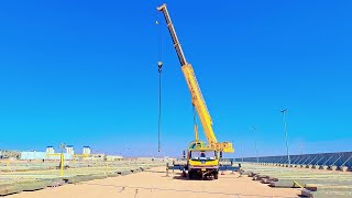 Loading with xcmg crane 70ton at Noem project ksa #neomcity #saudiarabia